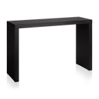 Black Wood Veneer Console Table
