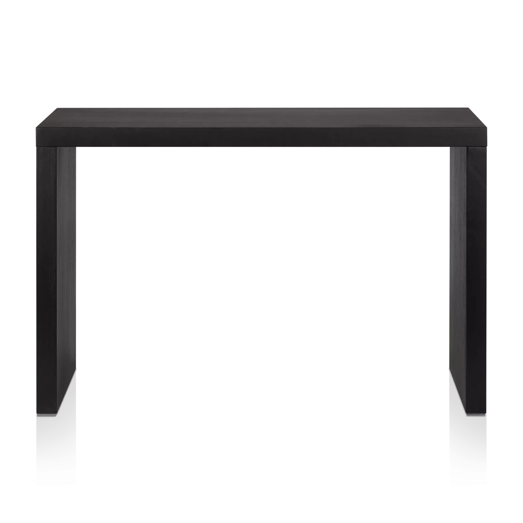 Black Wood Veneer Console Table