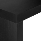 Black Wood Veneer Console Table