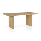 Natural Wood Dining Table
