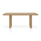 Natural Wood Dining Table