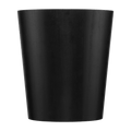 Black Wood Waste Bin