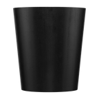Black Wood Waste Bin