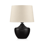 Black Wood Table Lamp