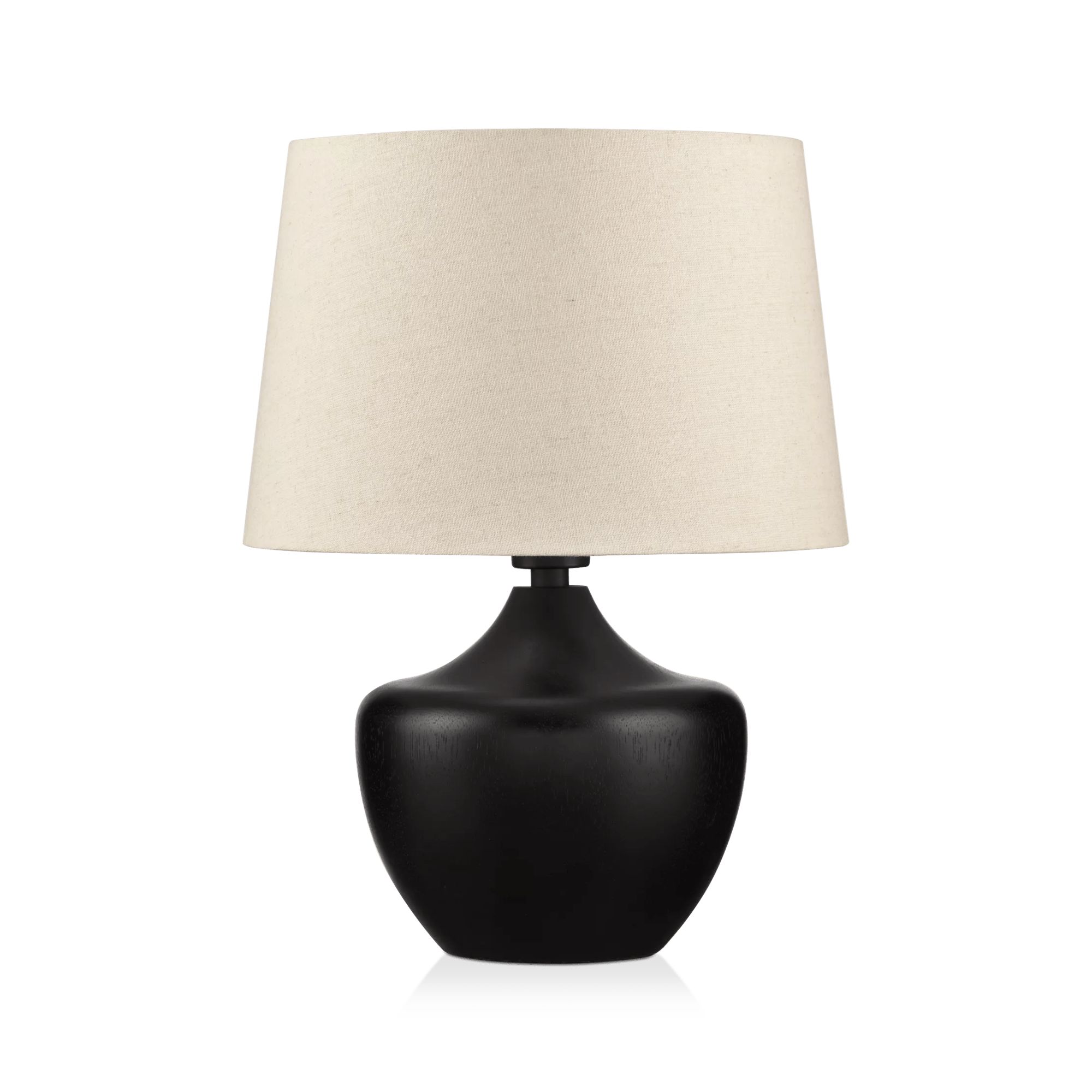 Black Wood Table Lamp