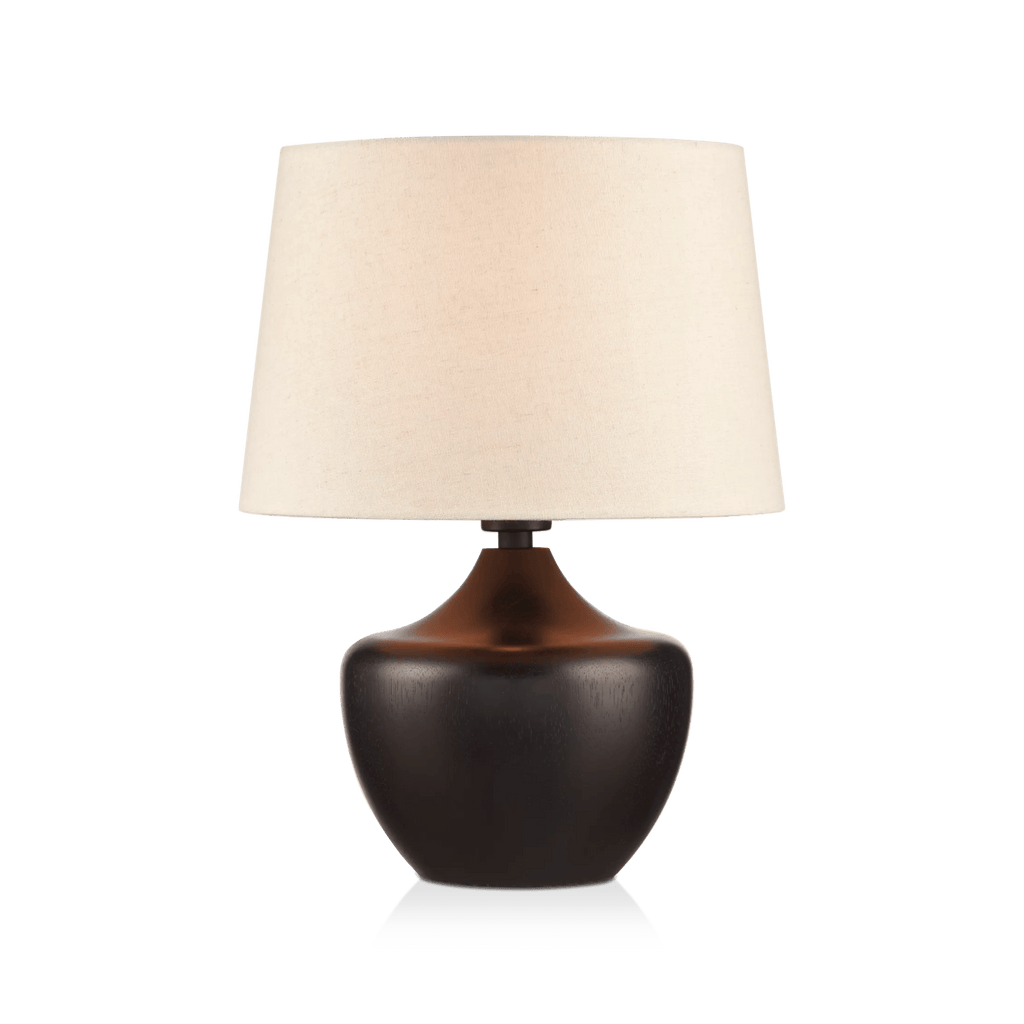 Black Wood Table Lamp