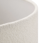 White Boucle Lamp Shade