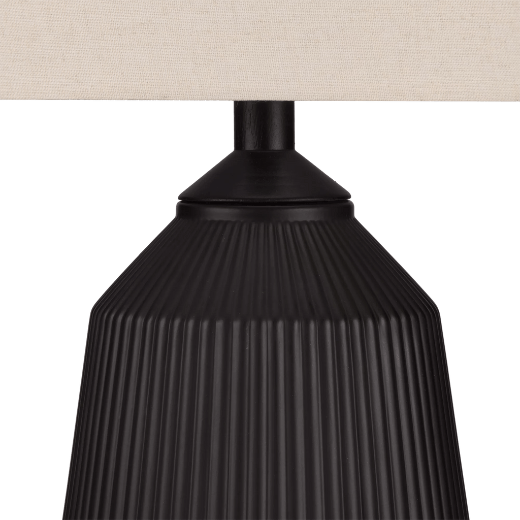 Black And White Ceramic Table Lamp