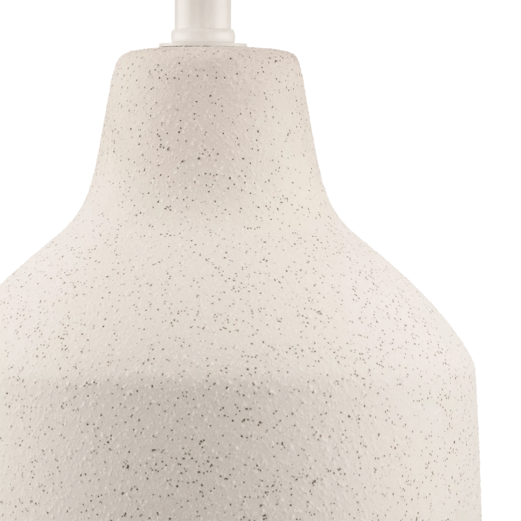 Ceramic and Rattan Table Lamp