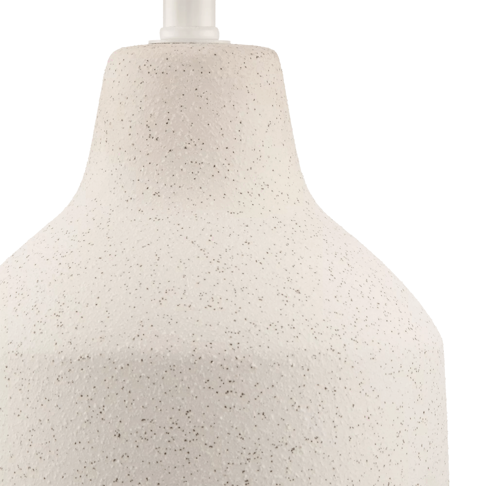 Ceramic and Rattan Table Lamp