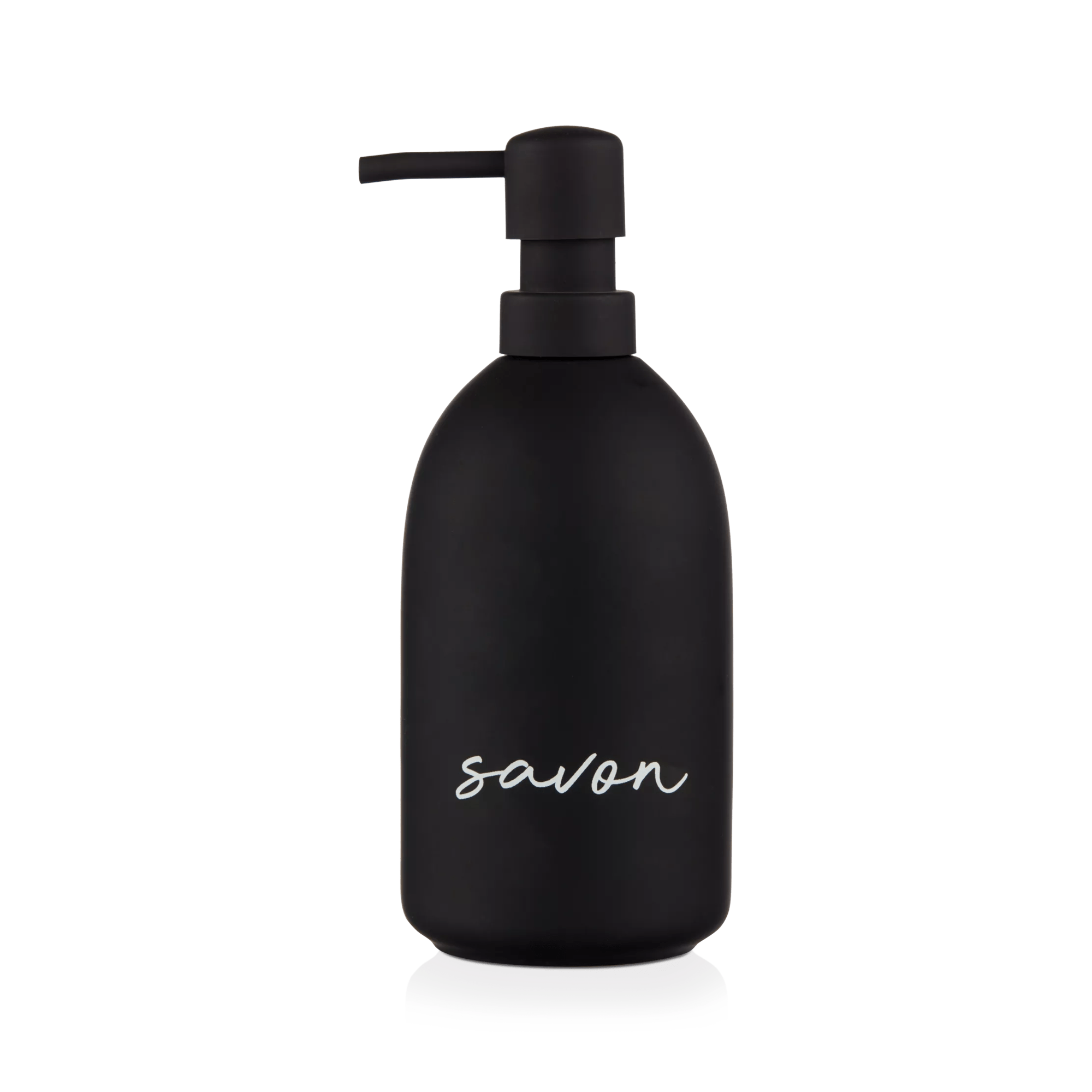 Ceramic Soap Dispenser with Typography