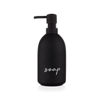 Ceramic Soap Dispenser with Typography