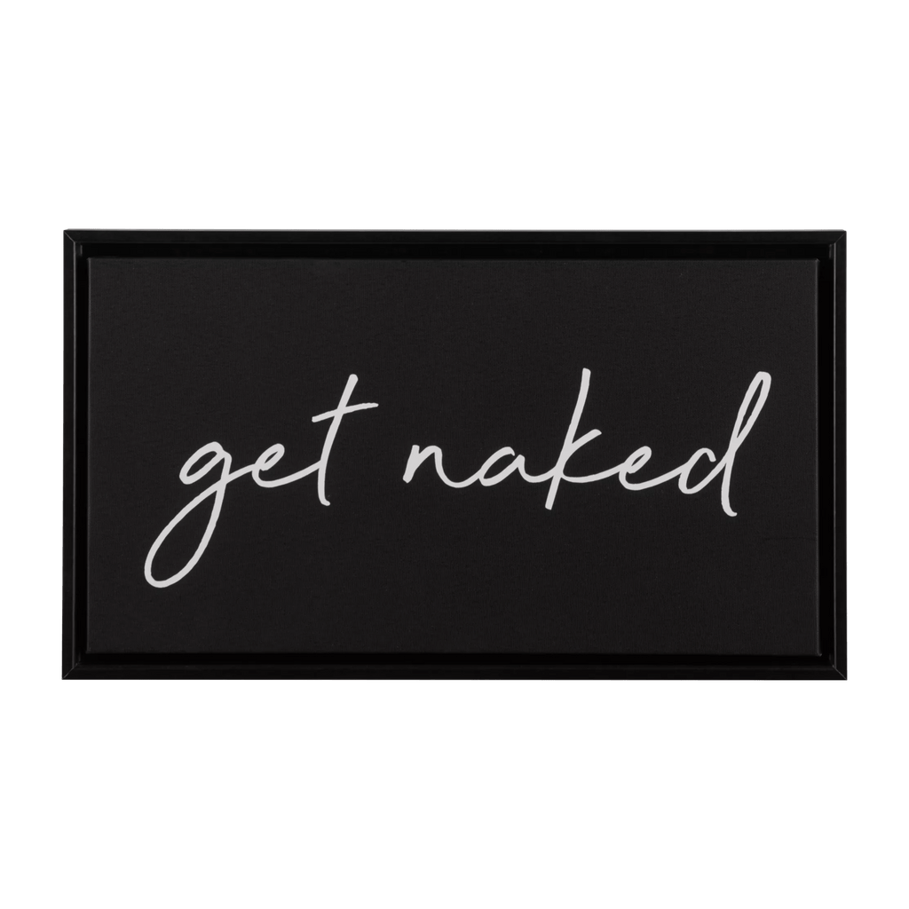 Get Naked Printed Canvas