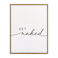 Get Naked Framed Art