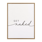 Get Naked Framed Art