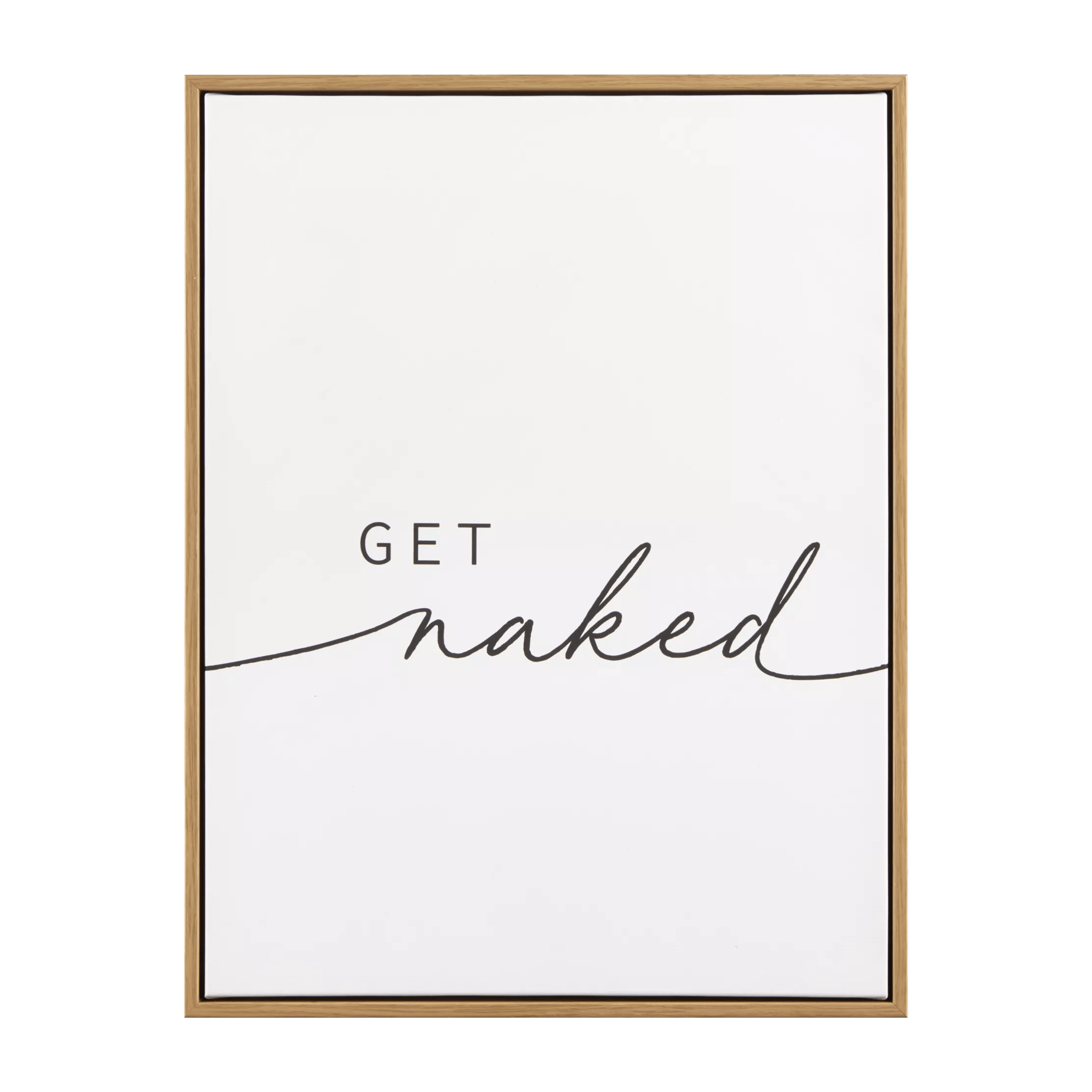 Get Naked Framed Art