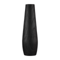 Black Wood Floor Vase