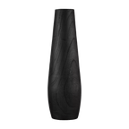 Black Wood Floor Vase