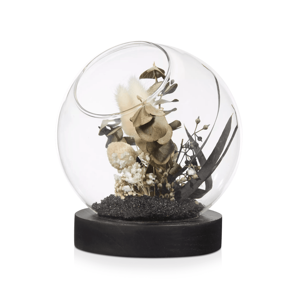 Decorative Stems in Glass Dome