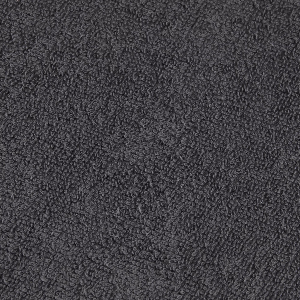 Grey Set of 6 Large Washcloths