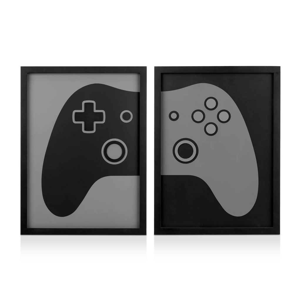 Set of 2 Controller Wall Art