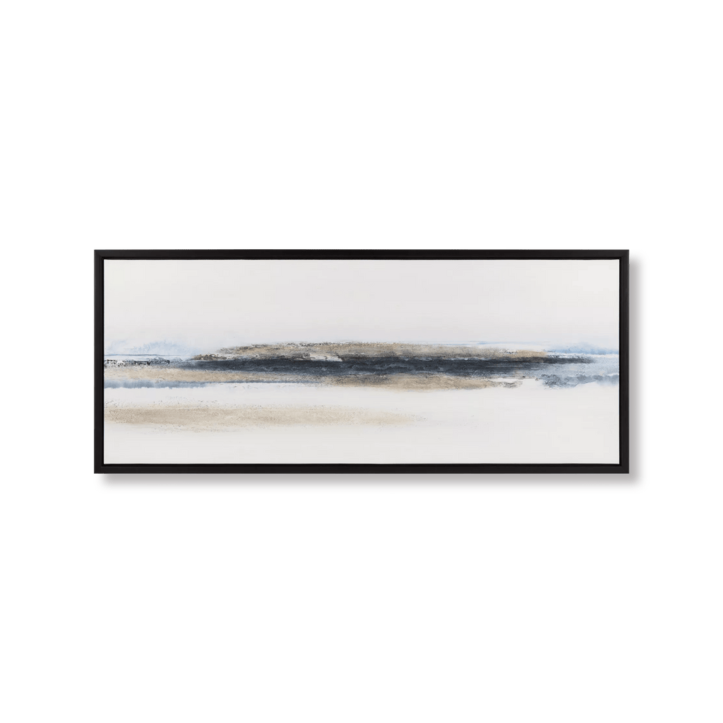 Gel-Embellished Abstract Framed Art