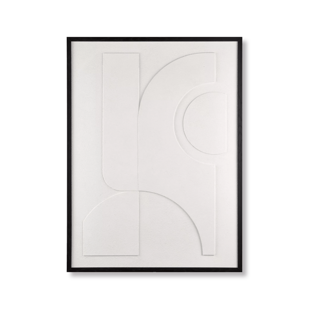 Abstract 3D Textured Framed Art