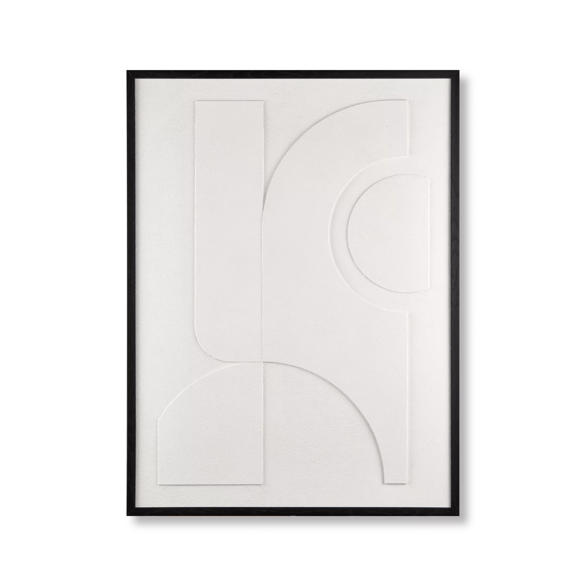 Abstract 3D Textured Framed Art