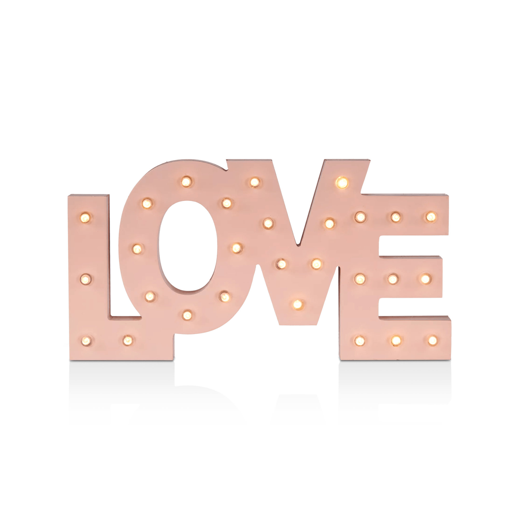 Love Letter Sign with LED Lights