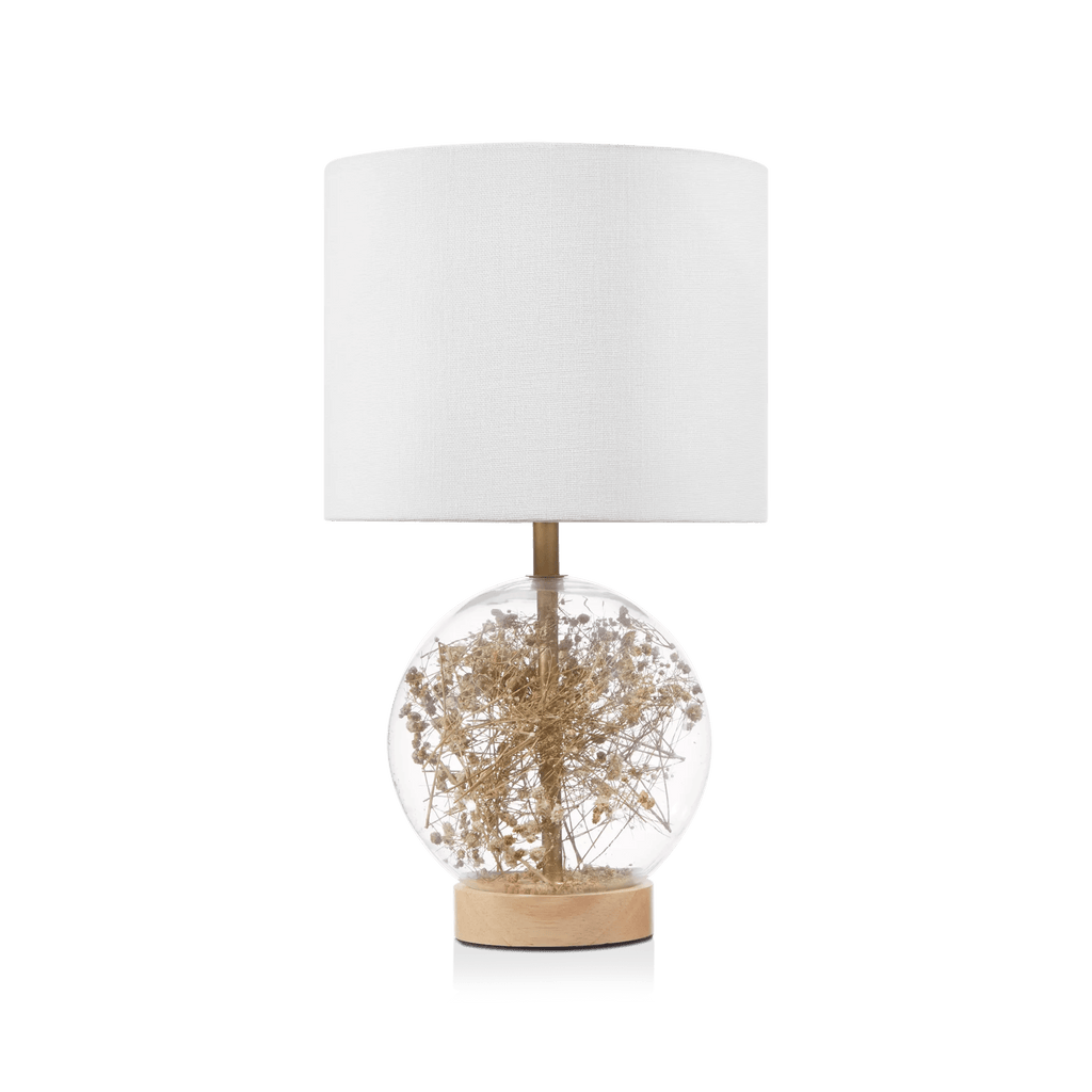 Dried Flowers Table Lamp