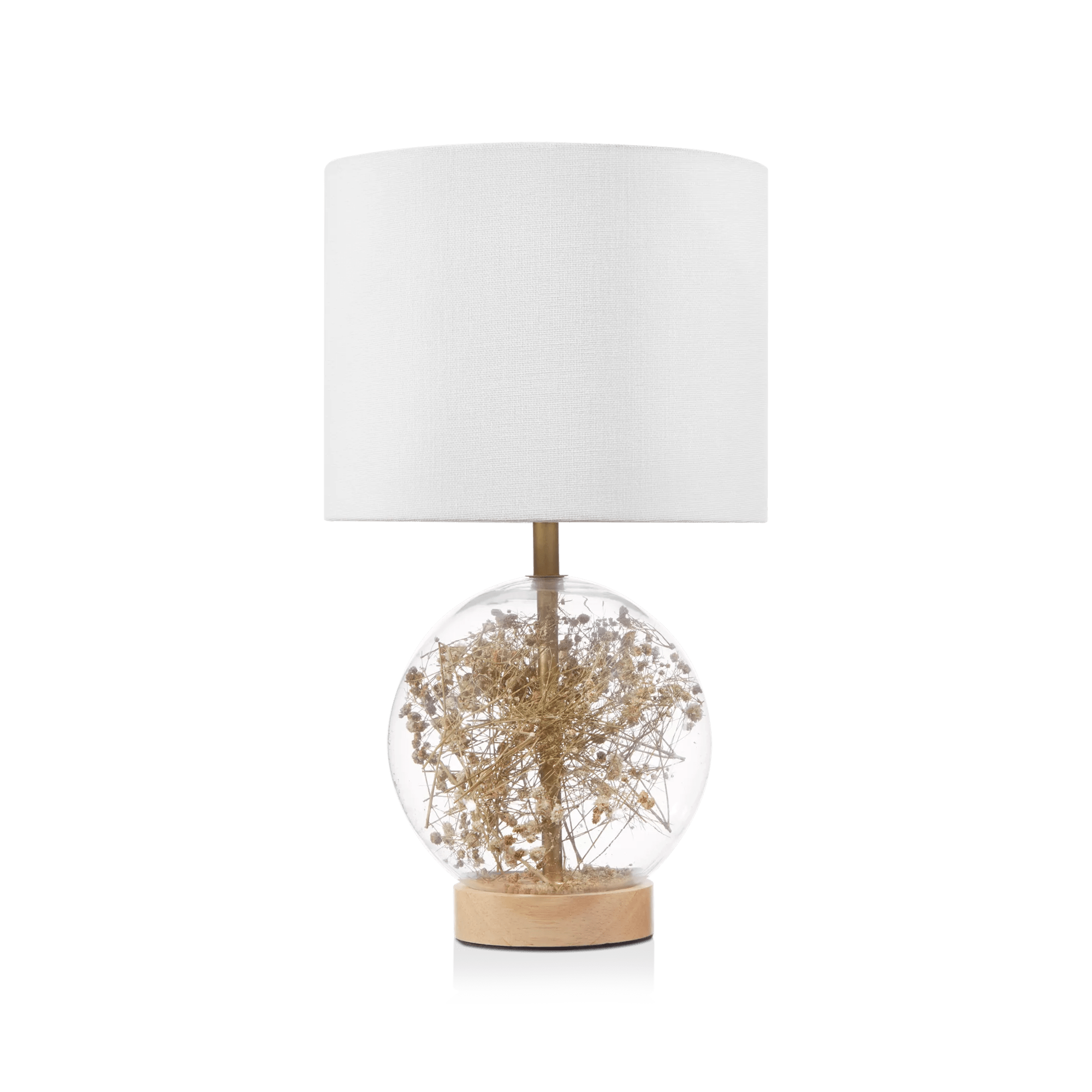 Dried Flowers Table Lamp