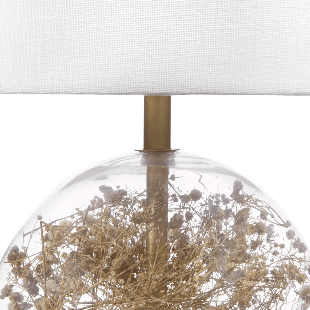 Dried Flowers Table Lamp
