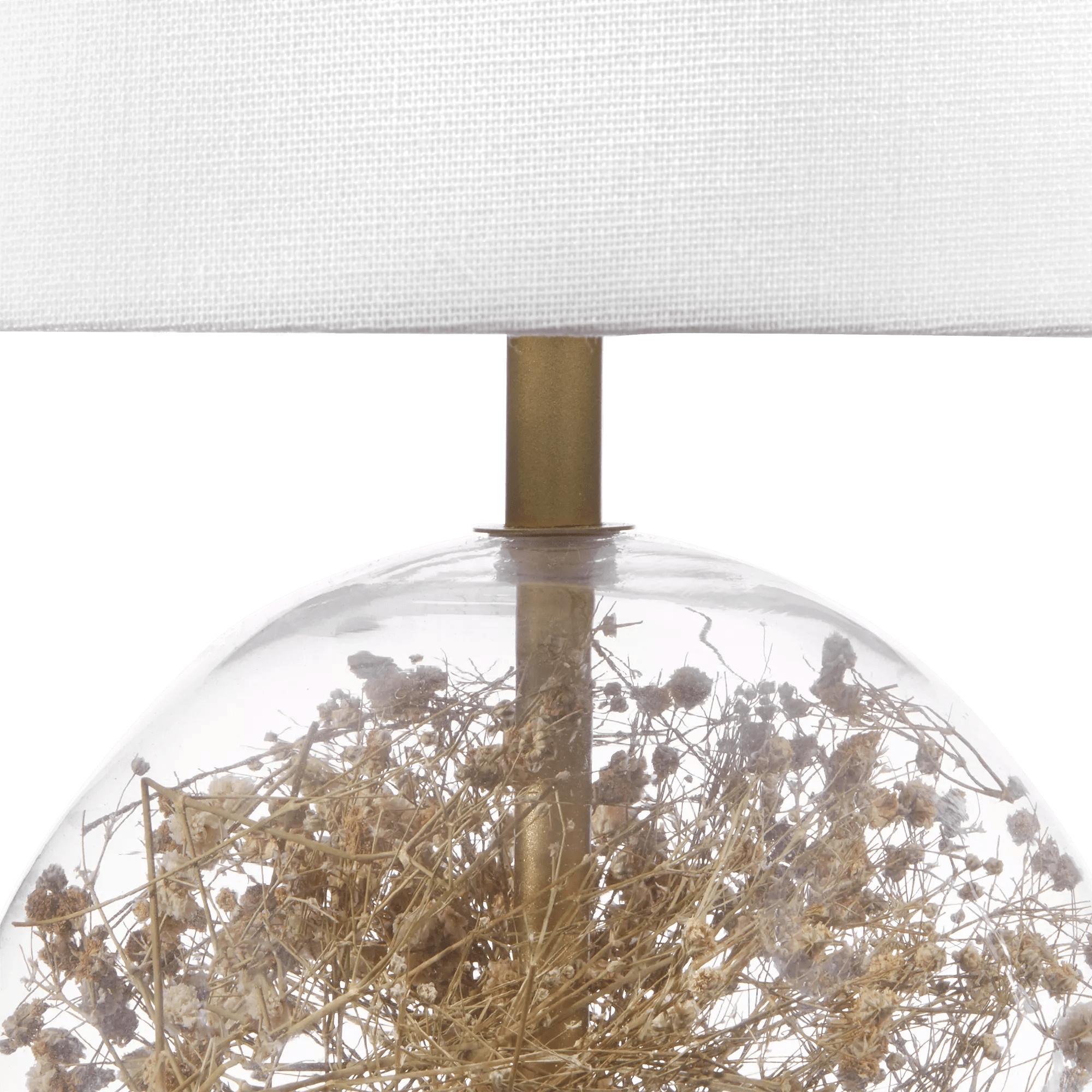 Dried Flowers Table Lamp