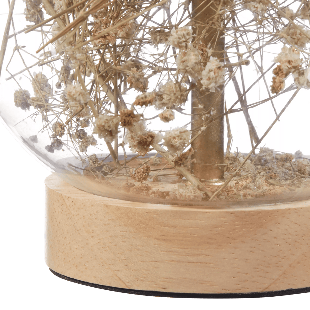 Dried Flowers Table Lamp