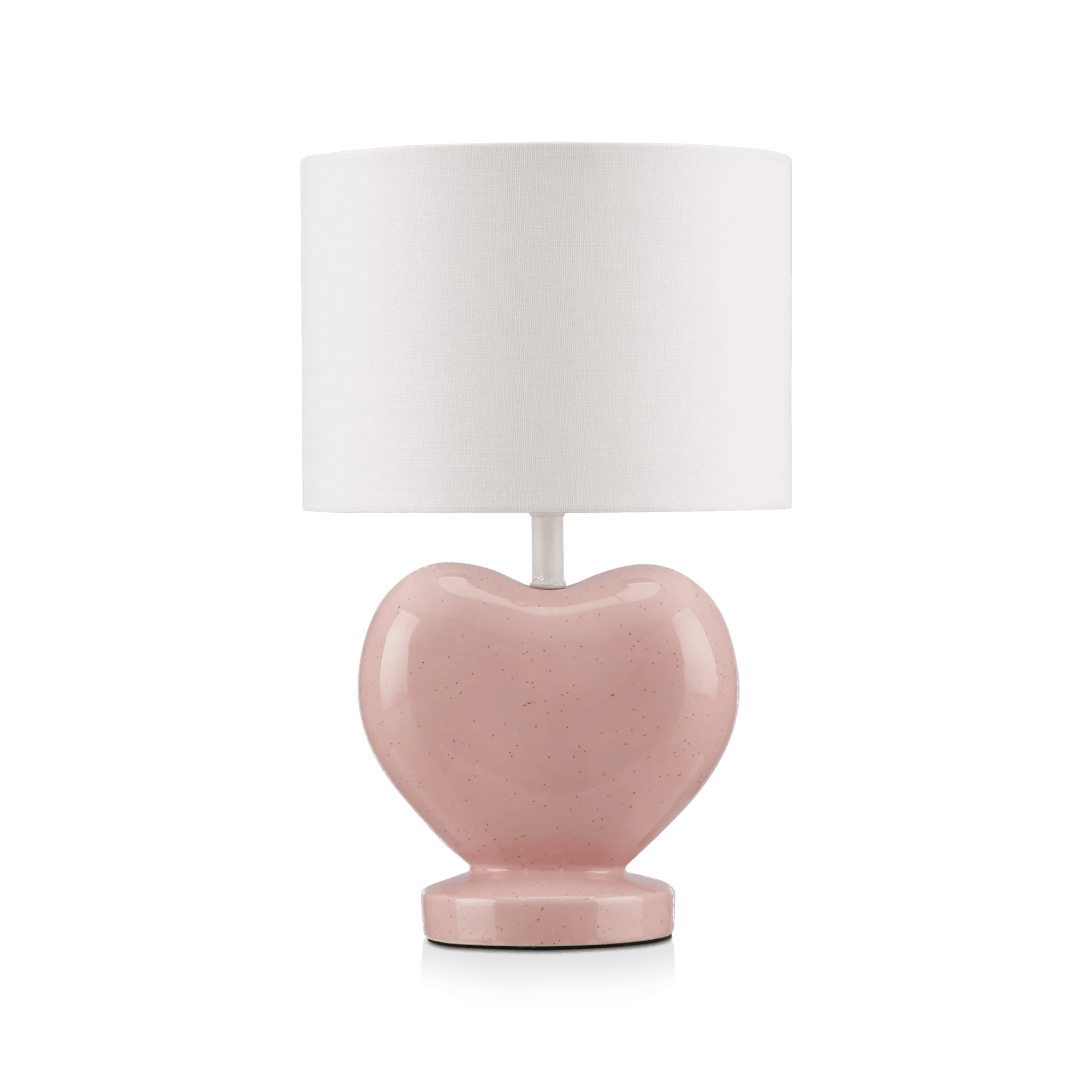 Pink Heart Shaped Table Lamp