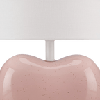 Pink Heart Shaped Table Lamp
