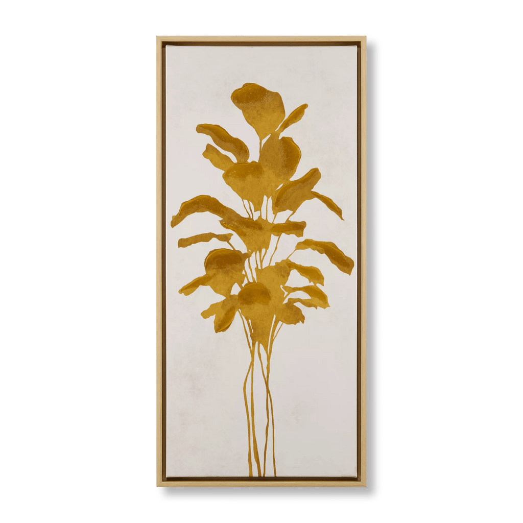 Stem Bouquet Framed Canvas