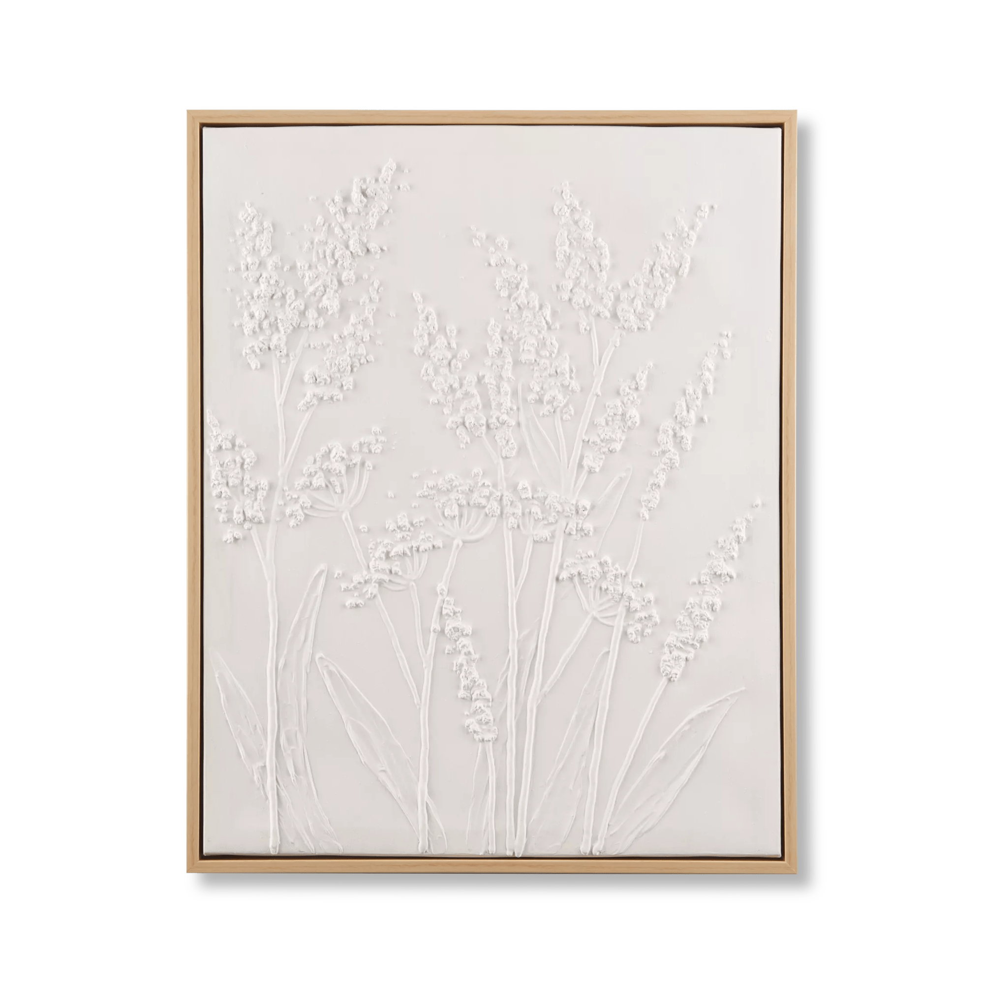 Dried Stem Oil Painted Framed Art