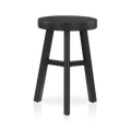 Black Wood Stool