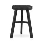 Black Wood Stool