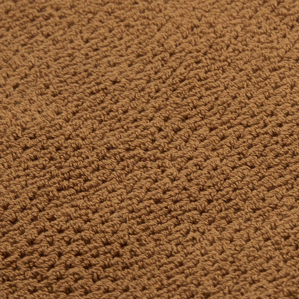Cognac Textured Bath Towel
