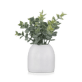 Artificial Eucalyptus in Ceramic Pot