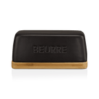 Ceramic & Wood Butter Dish