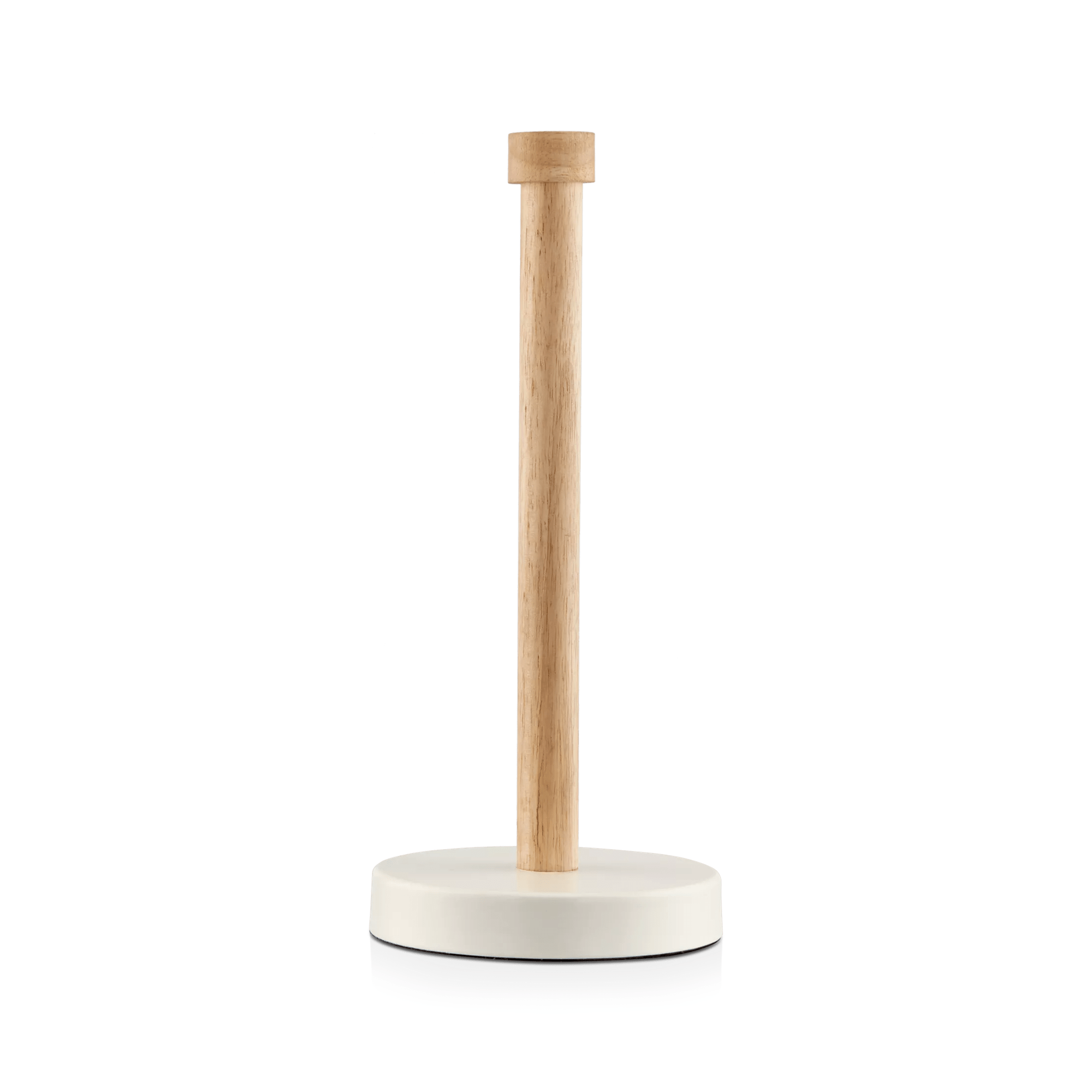 Wood and Metal Paper Towel Holder