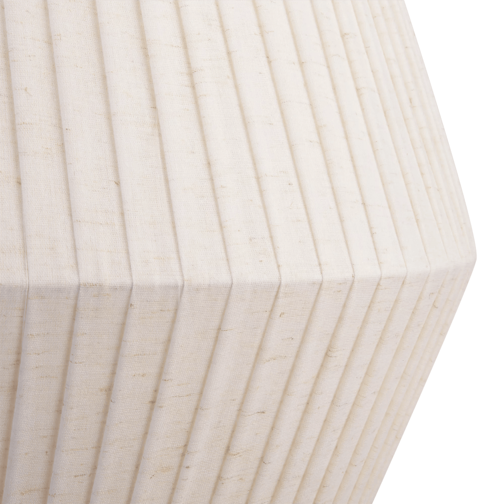 Metal Floor Lamp with White Shade