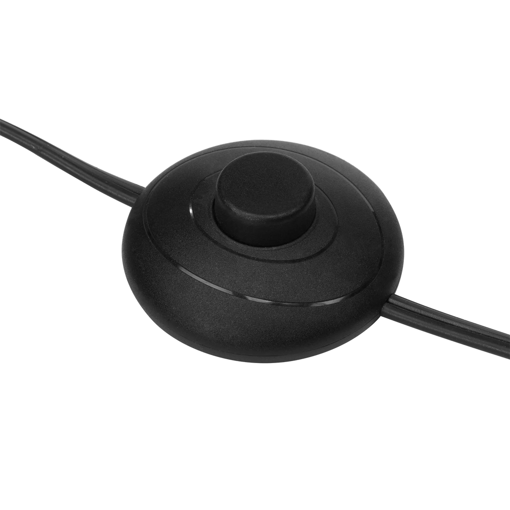 Metal Floor Lamp with White Shade