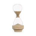 Decorative Hourglass with Wood Base