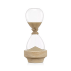 Decorative Hourglass with Wood Base