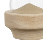 Decorative Hourglass with Wood Base