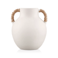 Ceramic Table Vase with Rope on Handles